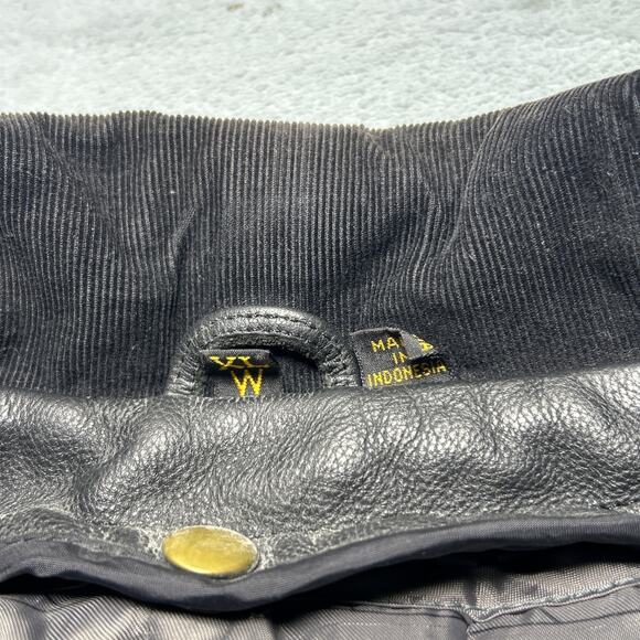 Heavyweight Black Cal Leathers Jacket Womens XL 24x23 LAPD First Gear Motorcycle - Picture 4 of 16